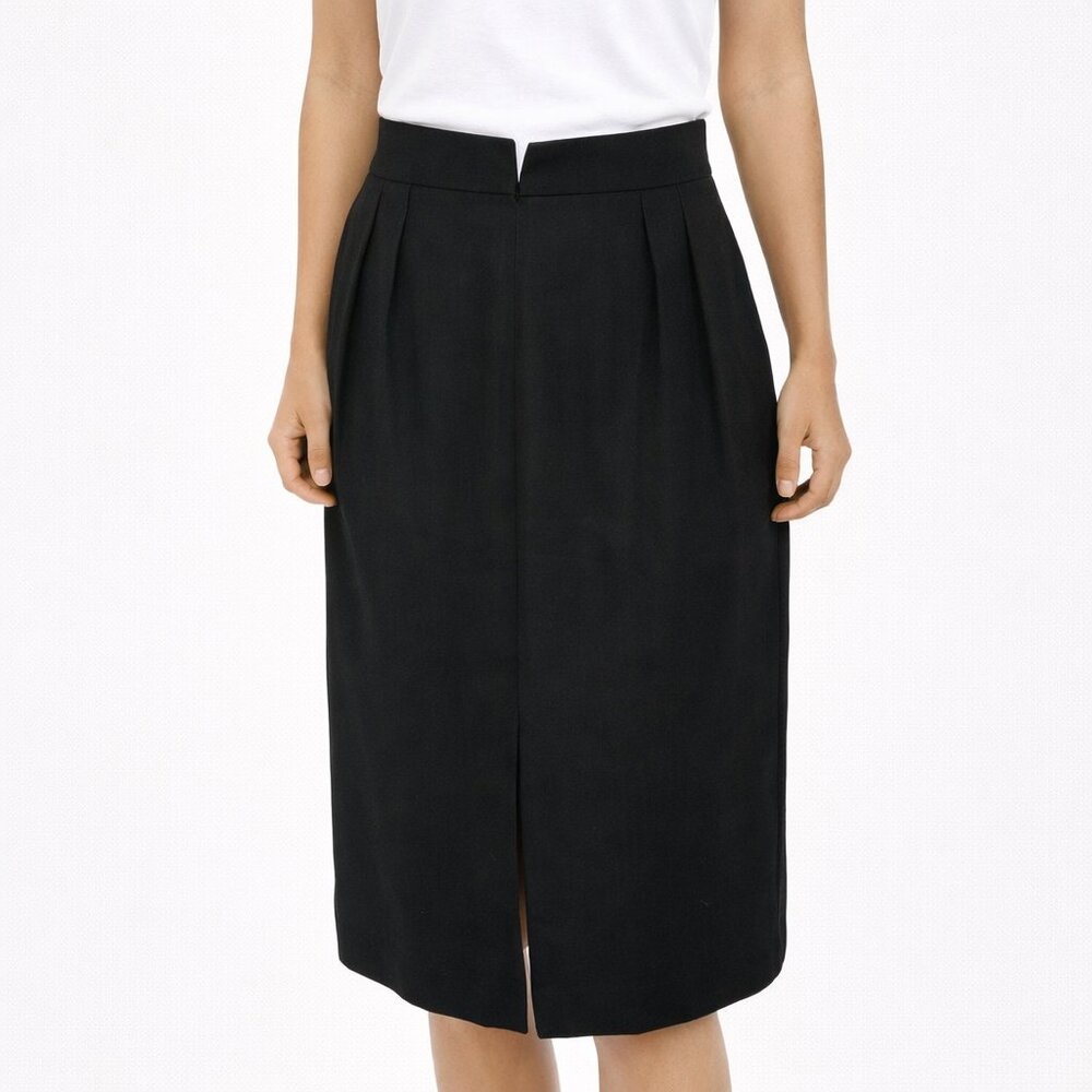 Vtg 80s Christian Dior The Suit Wool Skirt Fall Party Retro Spring Winter Work